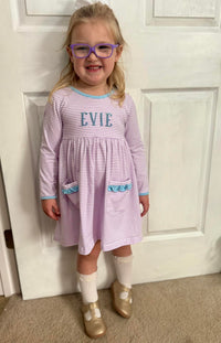 Striped and Ready Girl Dress