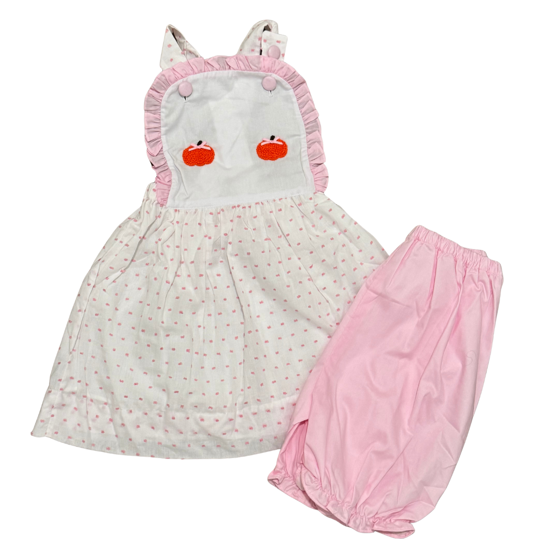 French Knot Pumpkin Short Set