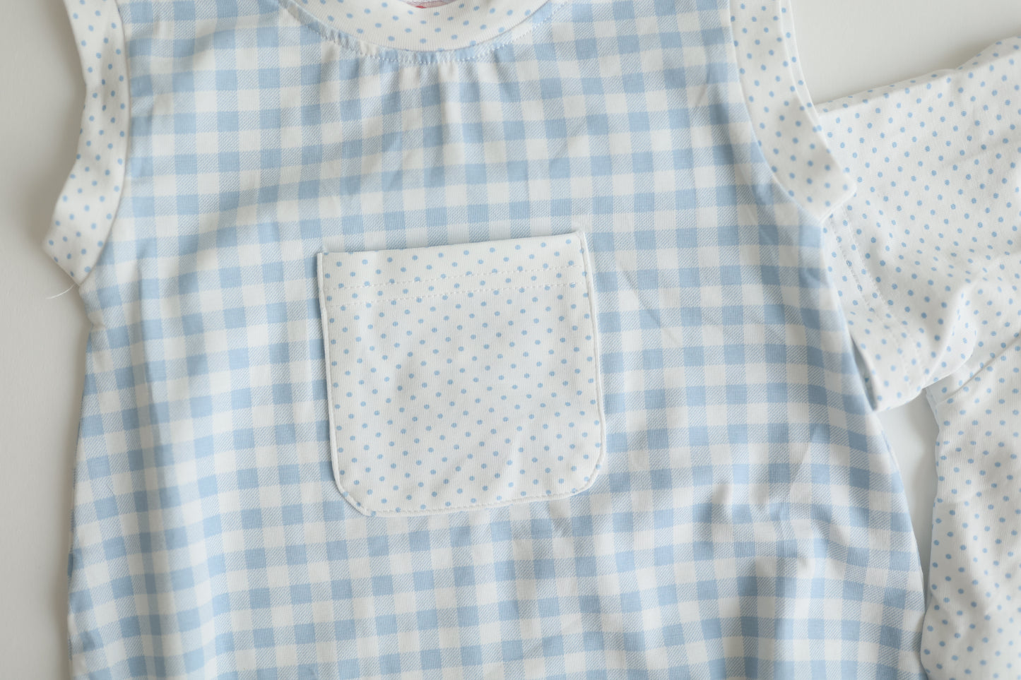 Blue Bitty/Gingham Bubble