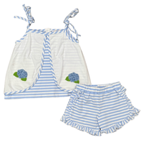 Hydrangea Blooms Girl Short Set