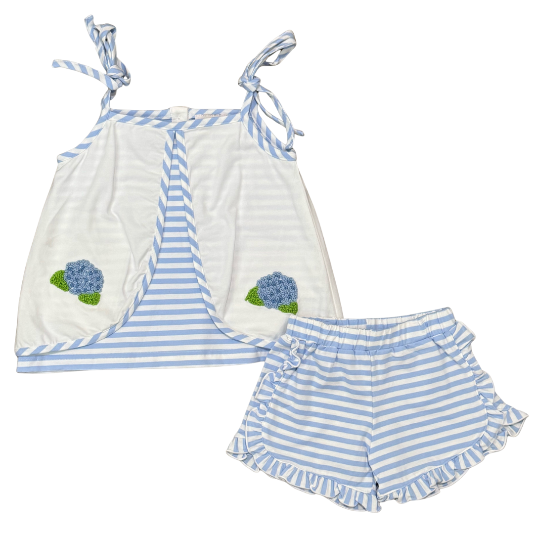 Hydrangea Blooms Girl Short Set