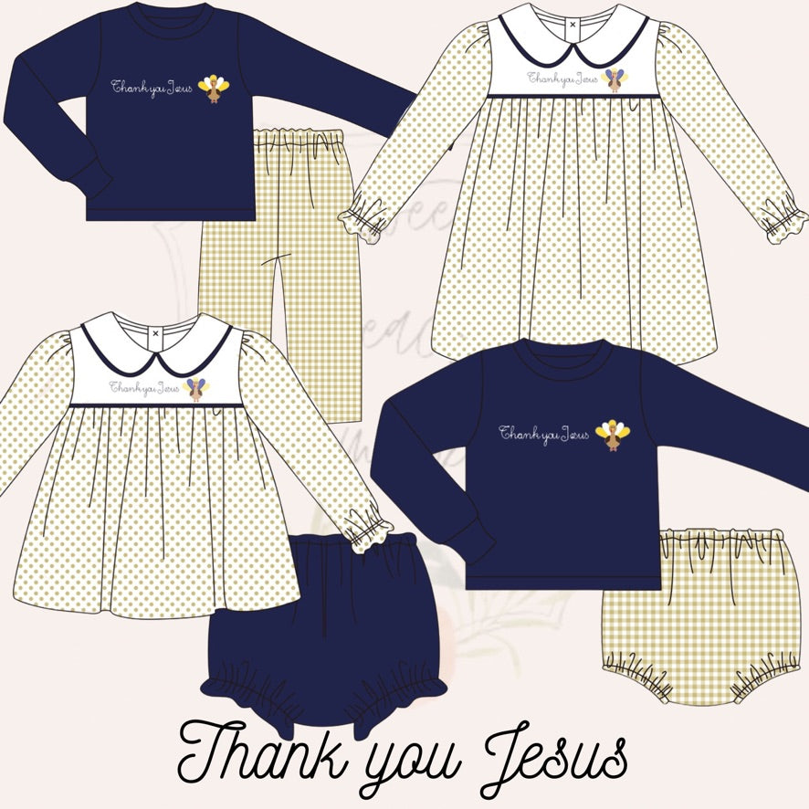 Boys Thank You, Jesus Pants Set - ETA SEPTEMBER