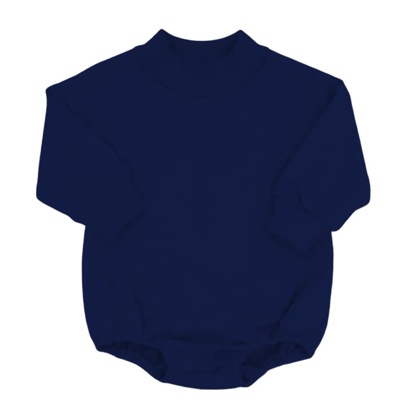 Mock Neck Navy Sweatshirt Bubble - ETA NOVEMBER