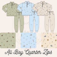 Golf Boys Quarter Zip Set - ETA JANUARY