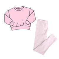Lazy Daizy Pink Sweatshirt & Leggings Set - ETA NOVEMBER