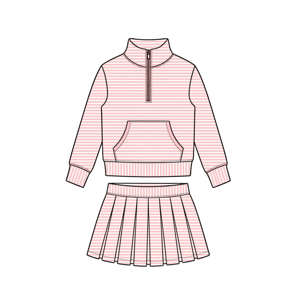Varsity Charm Pink Skort Set - ETA NOVEMBER