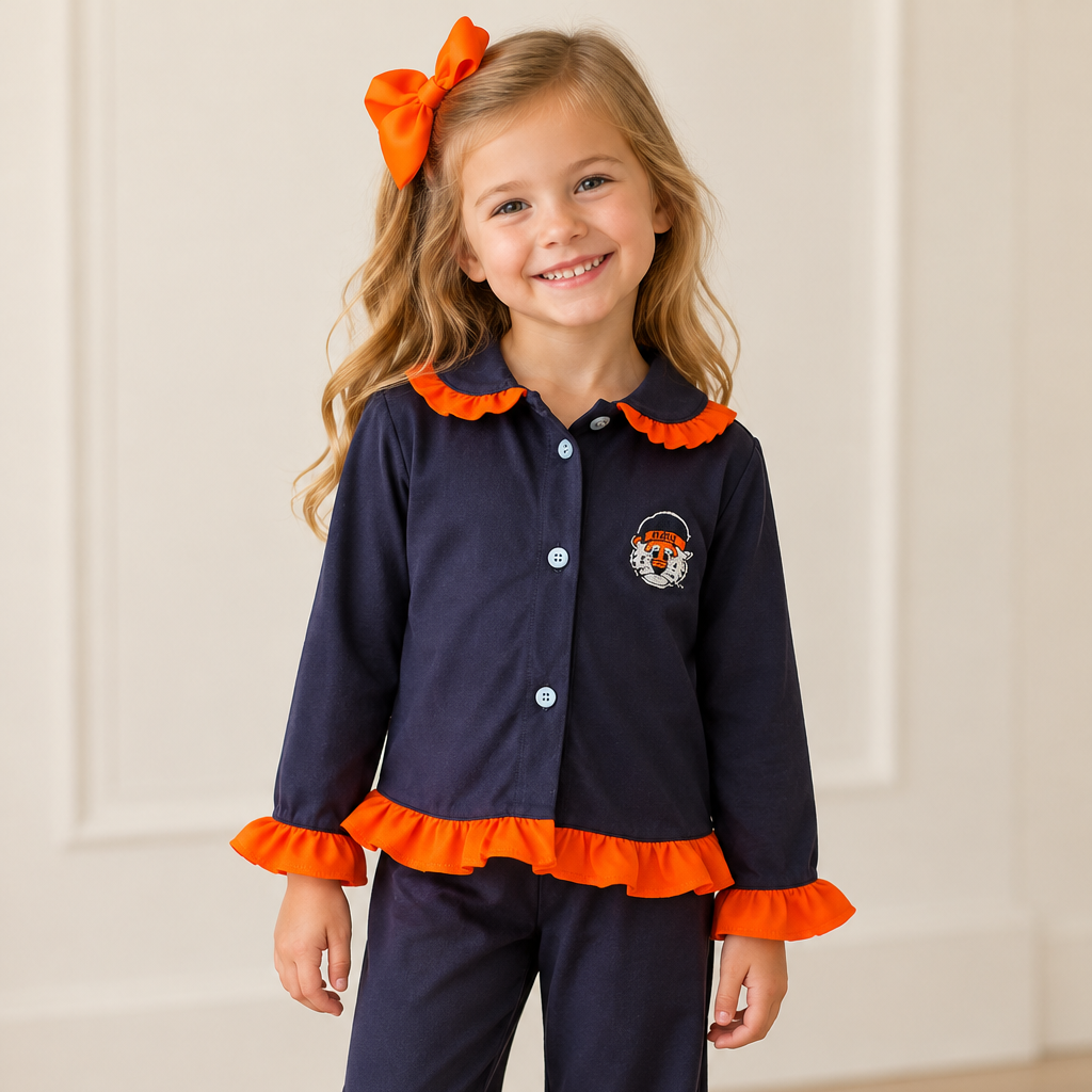 Officially Licensed Aubie's Christmas Eve Girls Loungewear Set