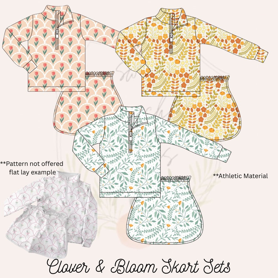 Girls Tulips Skort Set - ETA SEPTEMBER
