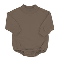 Mock Neck Taupe Sweatshirt Bubble - ETA NOVEMBER