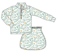 Girls Sage Floral Skort Set - ETA SEPTEMBER