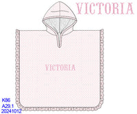 Pink Beach Cover Up for Girls - MONO NOT INCLUDED