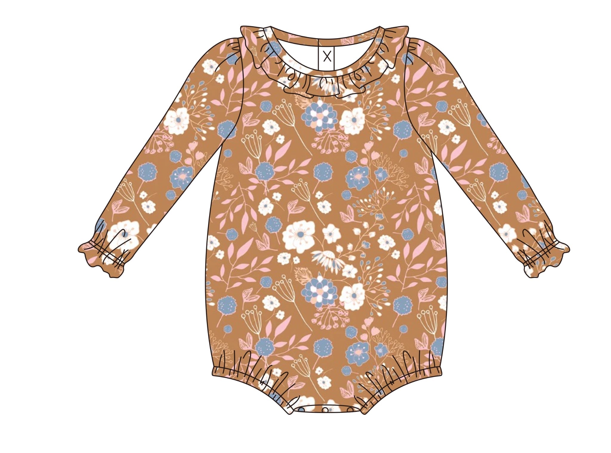Girls Autumn Floral Bubble - ETA SEPTEMBER