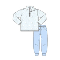 Mallards & Mutts Dog Quarter Zip Set - ETA JANUARY