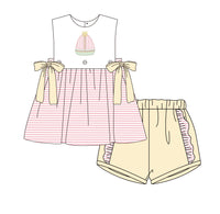 Girls Sail Away Shorts Set - ETA MAY