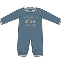 It's Alright to be Itty Bitty Boys Romper - ETA JANUARY