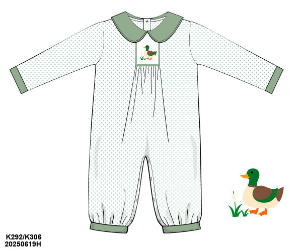 Majestic Mallard Boys Romper