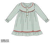 Gingham All the Way Loungewear Gown