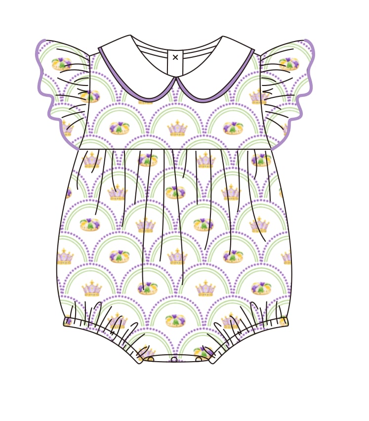 Girls Mardi Gras Bubble - ETA JANUARY