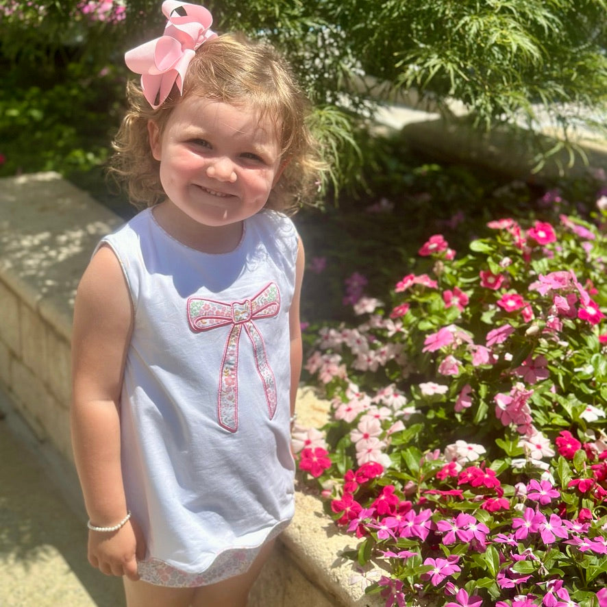 Bow Money Bow Problems Girls Bloomer Set