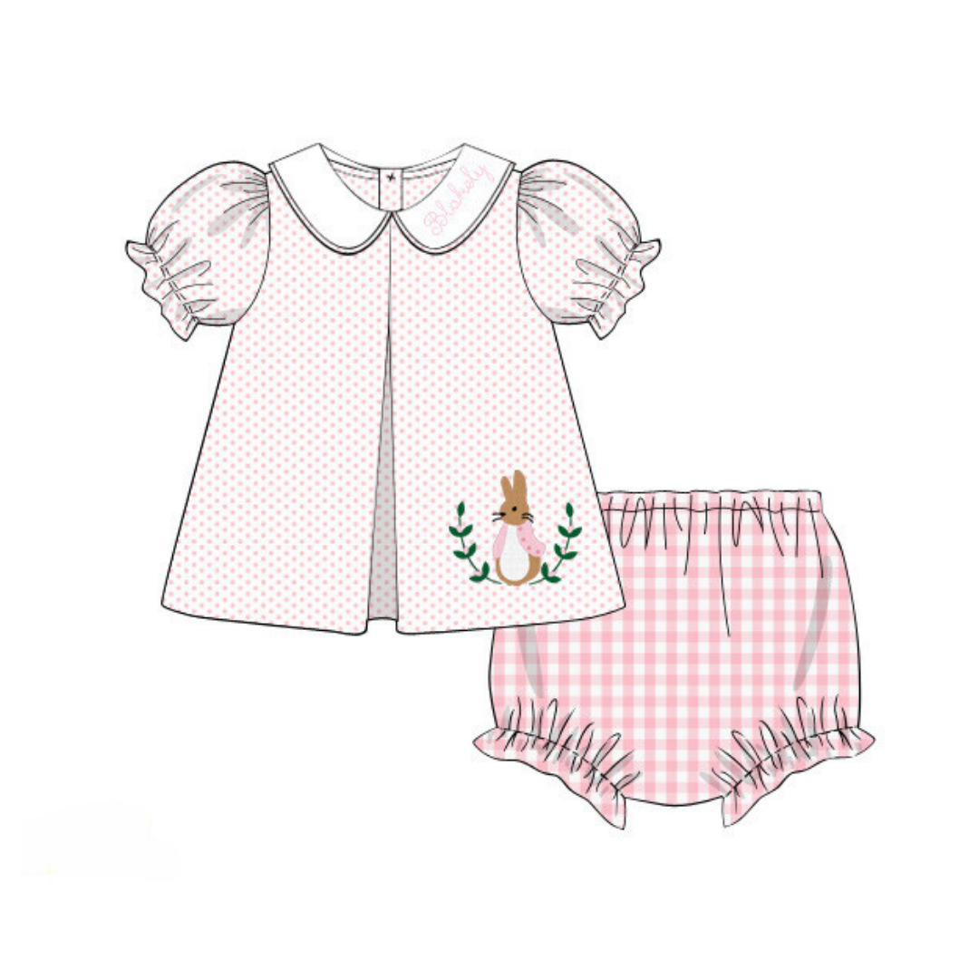 Silly Rabbit Girls Bloomer Set