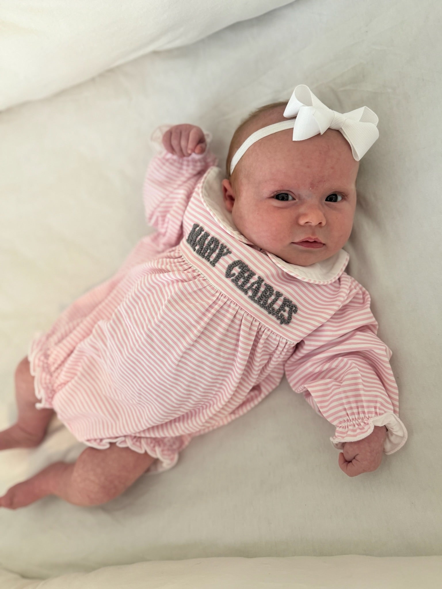 My Name in Stripes - Girl Bubble