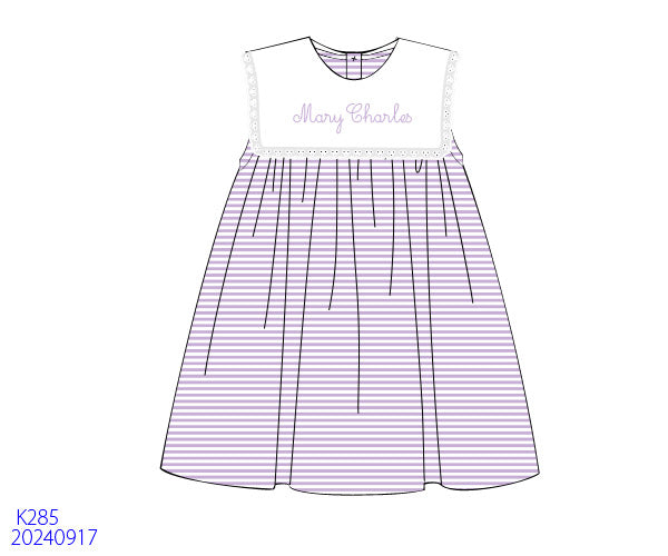 Sweet Stripes Girl Dress