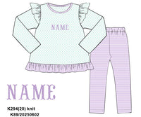 Girls Knotted Knit Set - NO MONO