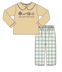 Boys God is Great, God is Good Pants Set - ETA SEPTEMBER