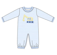 Boys Bulldozer Romper - ETA NOVEMBER