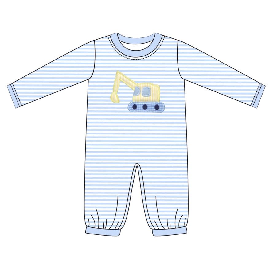 Boys Bulldozer Romper - ETA NOVEMBER