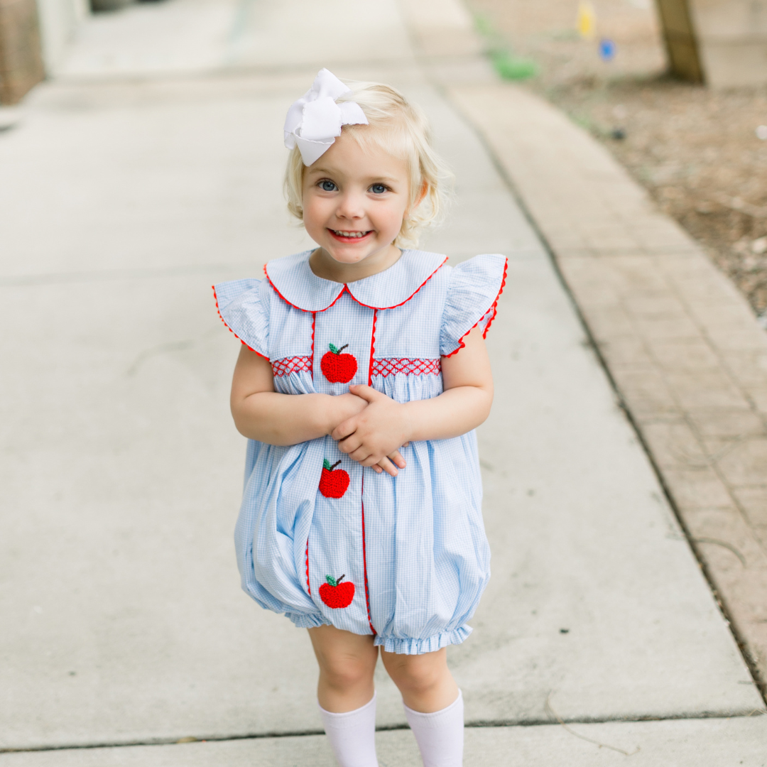 French Knot 101 Girls Apple Bubble