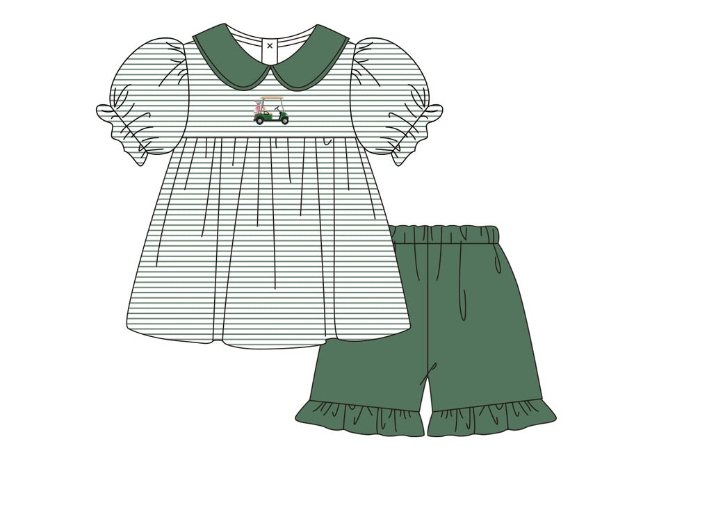 Golf Cart Social Girls Short Set - ETA FEBRUARY