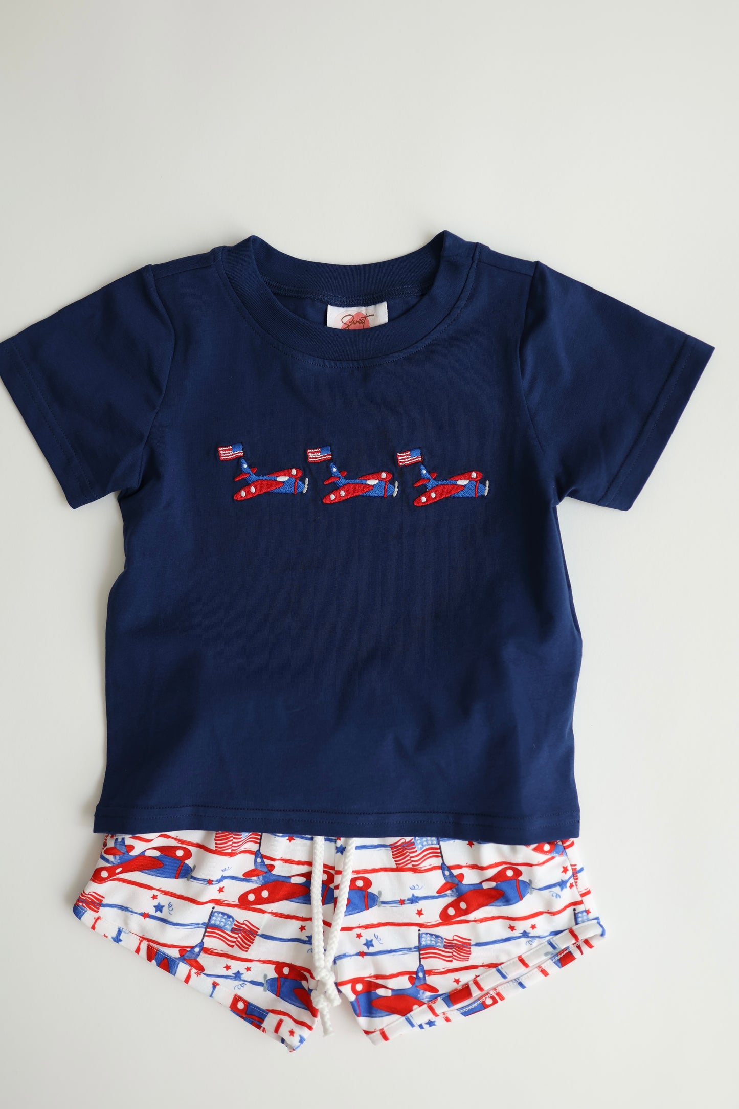 Patriotic Plane Short Set