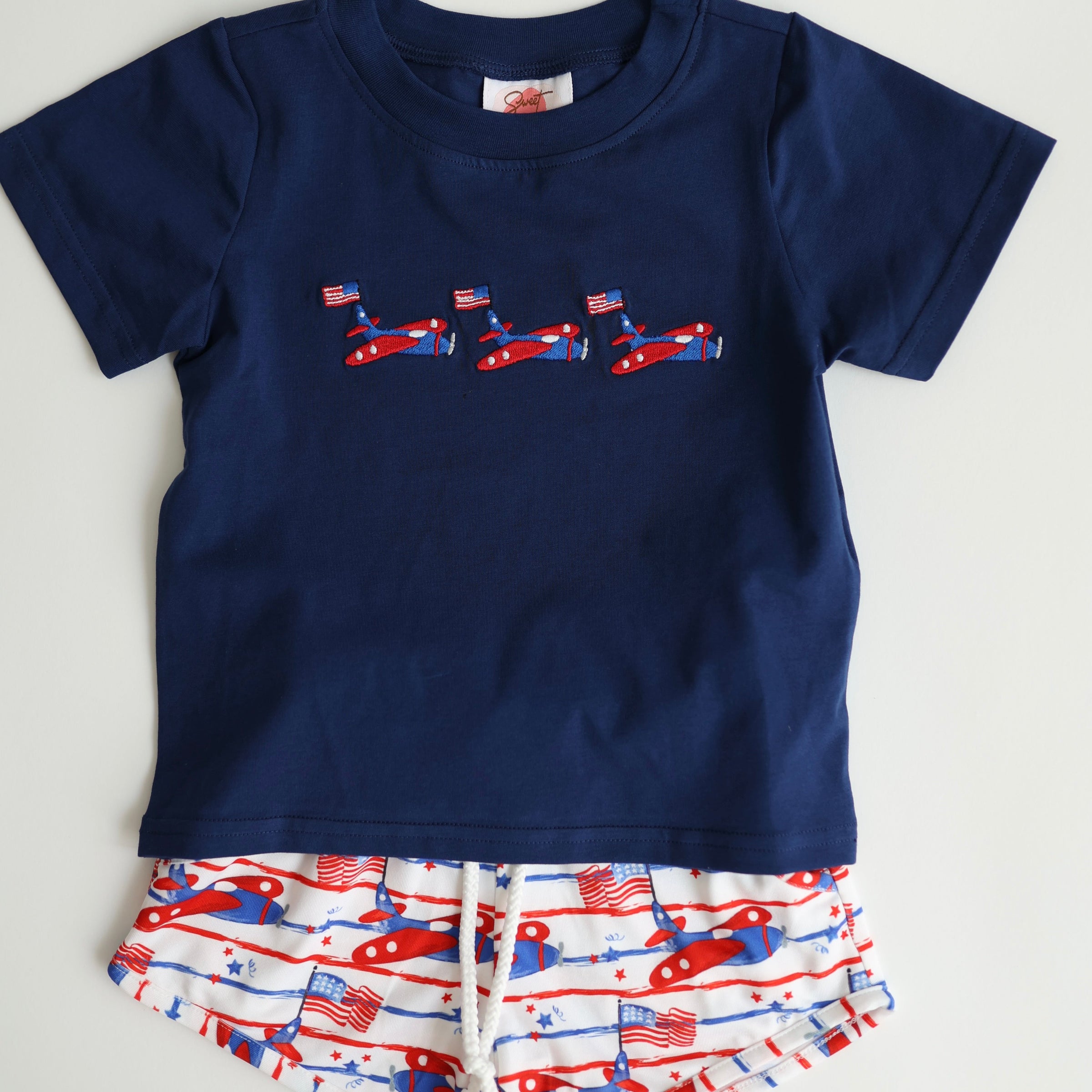 Patriotic Plane Short Set