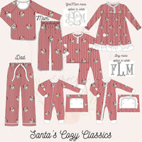 Girls Santa's Cozy Classics Loungewear Gown - ETA OCTOBER