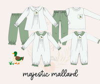 Majestic Mallard Boys Romper