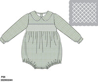 Floral Fanfare Boys Plaid Bubble