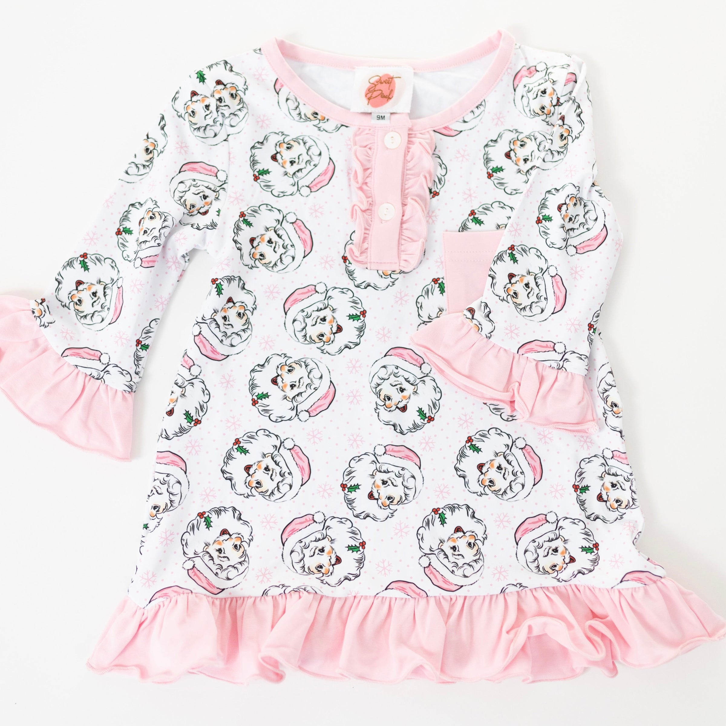 The Claus Family Pink Gown