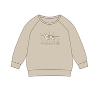 Field & Feather Taupe Dog Sweatshirt - ETA DECEMBER