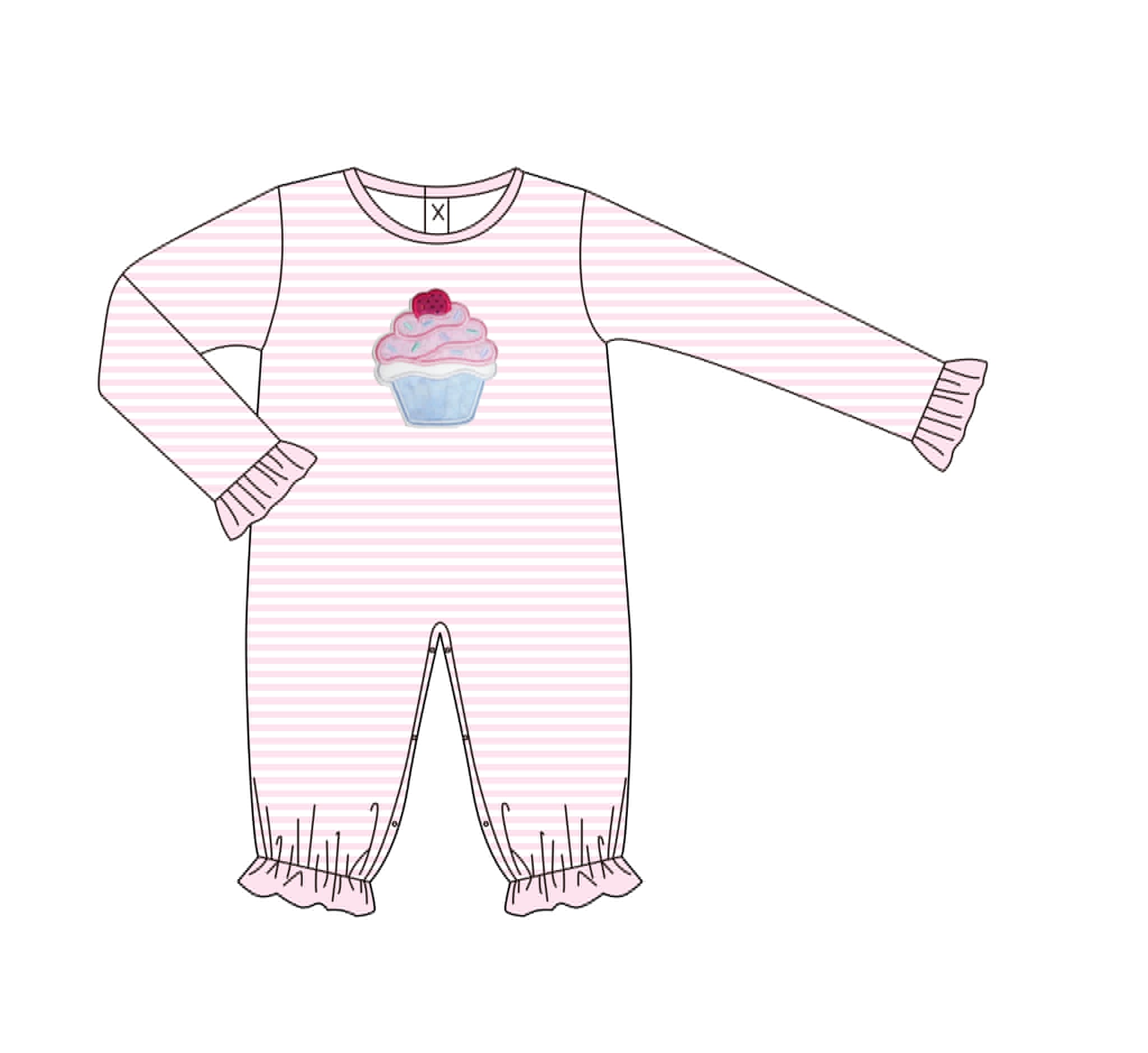 Girls Cupcake Romper - ETA NOVEMBER