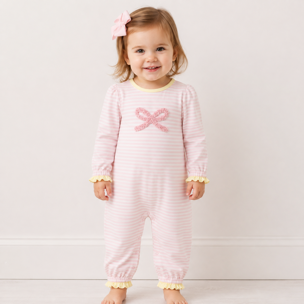 Ribbons & Roars Girls Romper - ETA JANUARY