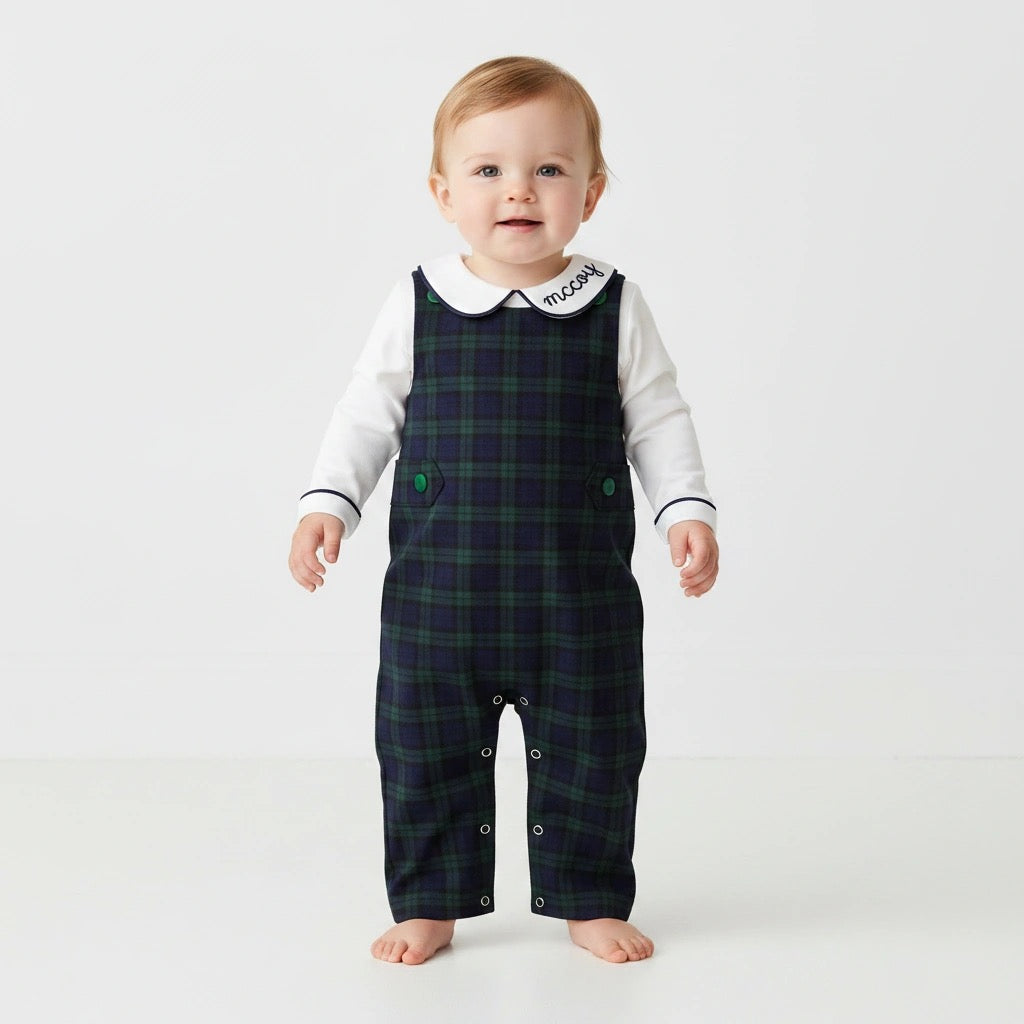 A Timeless Christmas Boys Tartan Longall Set - ETA OCTOBER