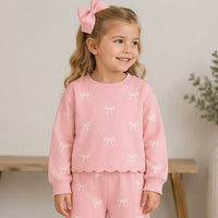 Girls Pink Little Bow Set - ETA DECEMBER