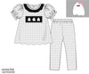 Spooky Girls Ghost Pants Set