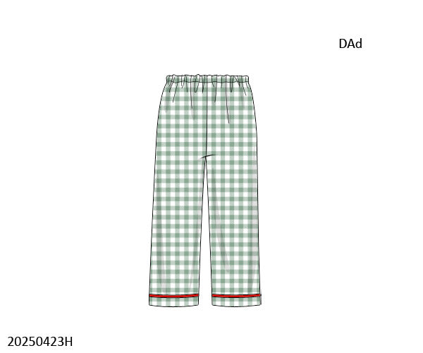 Gingham All the Way Men's Loungewear Pants