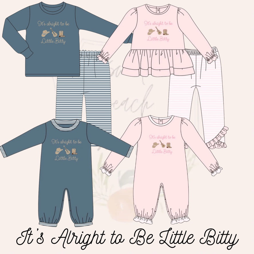 It's Alright to be Itty Bitty Boys Pant Set - ETA JANUARY