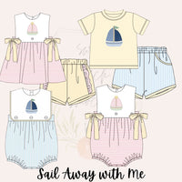 Boys Sail Away Shorts Set - ETA MAY