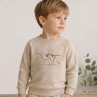 Field & Feather Taupe Dog Sweatshirt - ETA DECEMBER