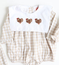 Gingham Gobble Boys Bubble