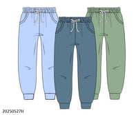 3-Pack Boys Joggers in Light Blue/Stone Blue/Feldspar Green